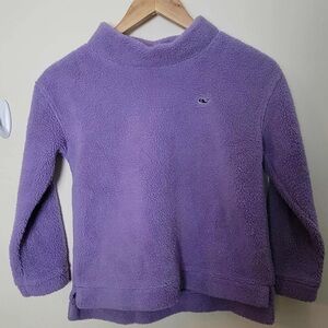 Vineyard Vines fuzzy mock neck sweatshirt